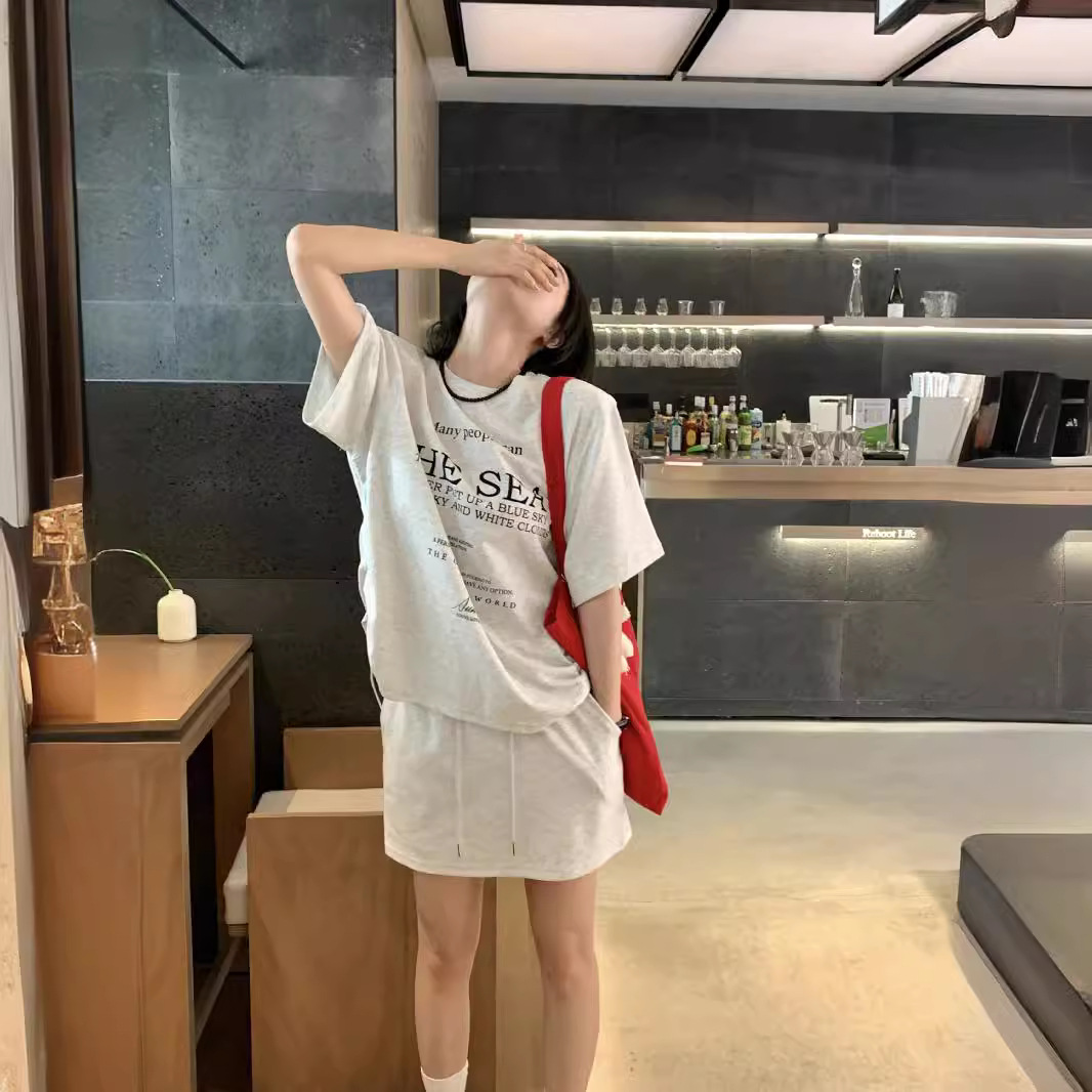  夏  L-4XL 大きいサイズ Tシャツ スカート