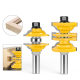 2-Piece Adjustable solid wood door knife cabinet door knife three-piece door frame mortise knife one-time molding