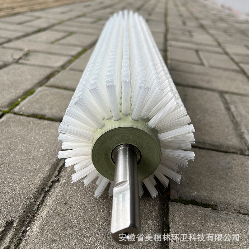 Máquina de limpieza Cepillo de rodillo Cepillo de rodillo Cepillo de pulido Cepillo de eliminación de polvo Frutas y verduras Alambre de nailon Cilindro hueco con eje