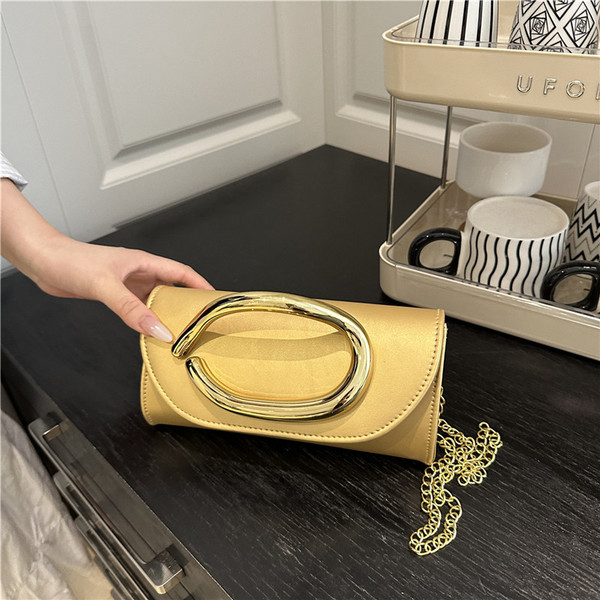Design autumn solid color trend one-shoulder bag