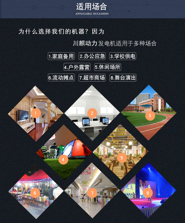 Dual-Cylinder Diesel Generator 12Kw 15 Kilowatt Small Gasoline Generator 220V Engine Electric Start High Power
