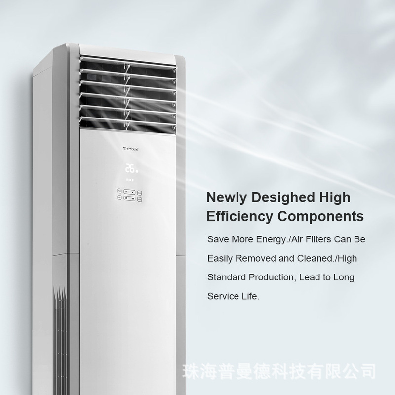 Vertical Air Conditioner Household Cabinet Machine One-Level Frequency Conversion Heating and Cooling 3 Hp Floor-Standing Commercial Silent Air Conditioner