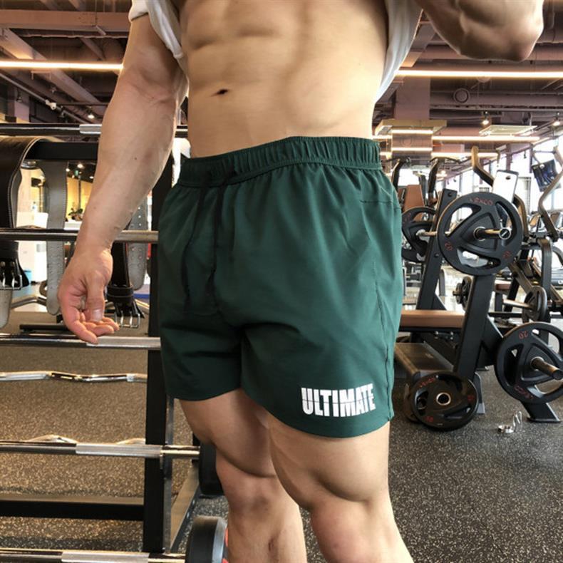 Summer sports quick dry elastic shorts for gym
