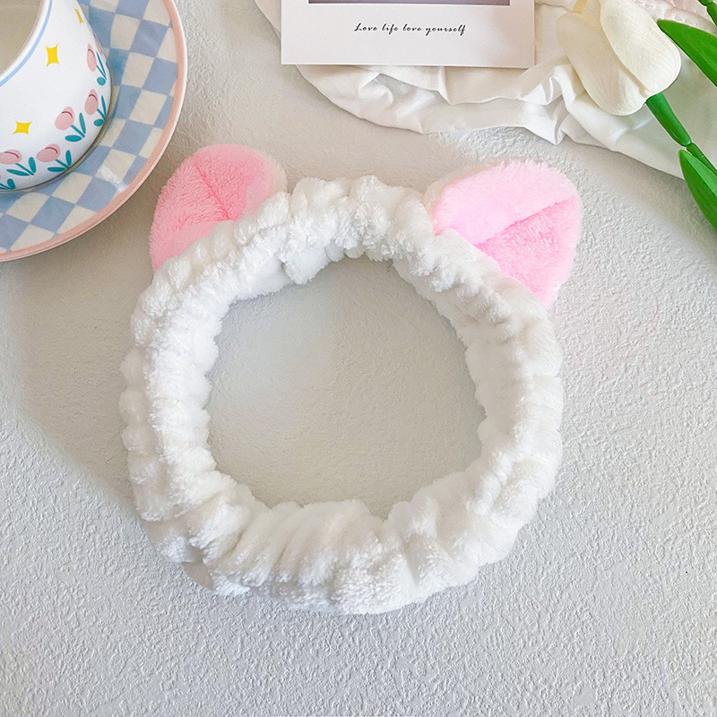 Fronteriza arco lavado facial correa de pelo correa de muñeca Europa y América color sólido aplicar máscara de pelo banda de belleza adornamientos para el pelo al por mayor