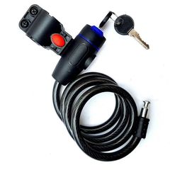 Bicycle lock chain mountain bike lock anti-theft password lock key ring lock bar wire lock bracket hanging lock accessories