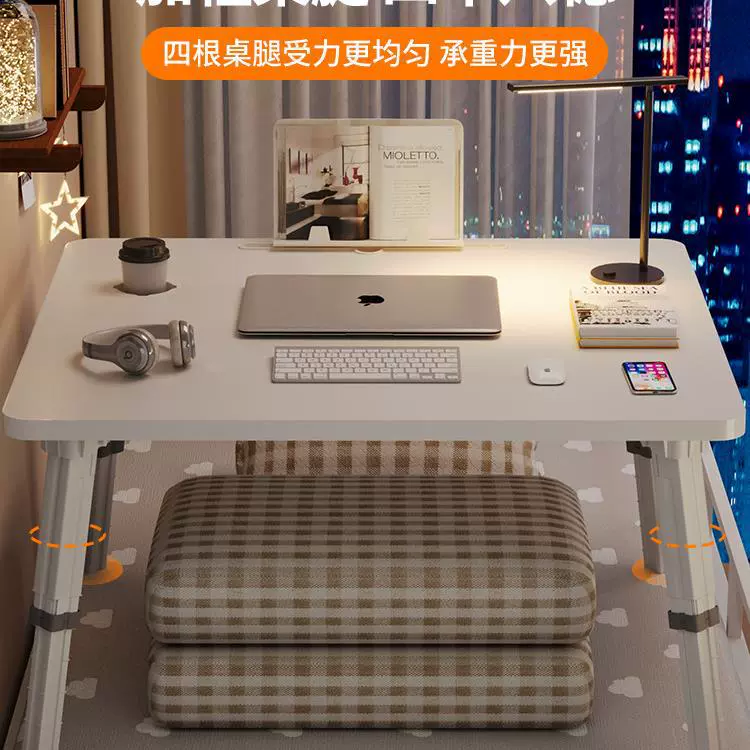 M * маленький стол на кровати Складной подъемный стол Компьютерный стол Студент пишет домашнее общежитие эркер спальня стол