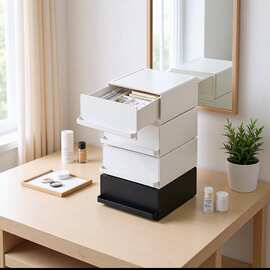 跨境抽拉式茶水间免安装碳钢咖啡机置物架 多功能防尘桌面收纳架