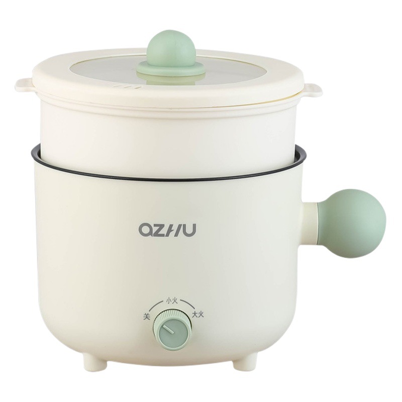 Olla eléctrica pequeña para estudiantes de dormitorio, olla eléctrica multifuncional, olla eléctrica para calentar, olla pequeña para fideos instantáneos para una persona, todo en uno. image 1