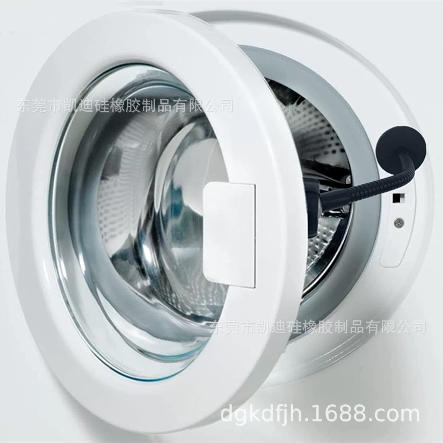 Magnetic black white blue tubing for laundry