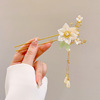 Modern metal advanced Chinese hairpin, Chinese style, simple and elegant design, Korean style, internet celebrity, high-quality style, wholesale