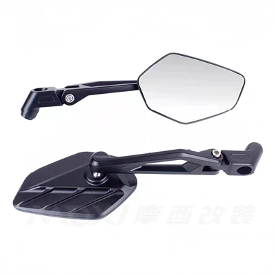 Aluminum Alloy Folding: Motorcycle rearview mirror