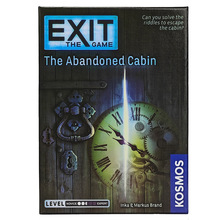 全英文家庭亲子游戏Exit: The Abandoned Cabin 密室逃生体验桌游