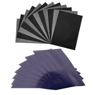 Производитель источника Graphite Re -Warting Paper Black Blue Duplicate Paper Systed -Sided A4 Trawing Traces Traces Clear