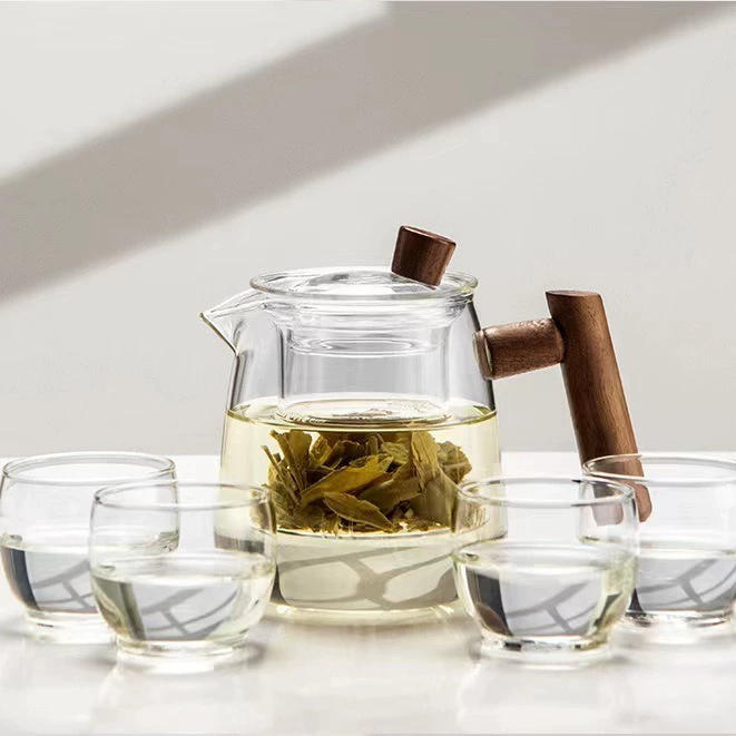 Glass liner, teapot for home use, herbal tea