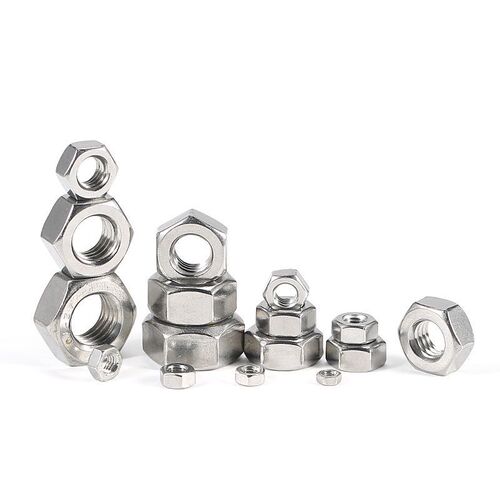 304 stainless steel hexagonal nut 316 hexagonal nut 201 screw cap M2M2.5M3M4M5M6M8M10-M48