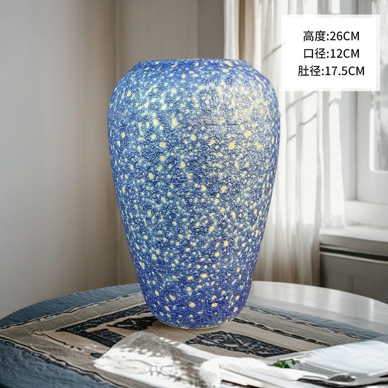 Jingdezhen nuevo vasos de cerámica china plantación de macetas de cerámica retro flores secas sala de estar floral decoración fábrica de imperfecciones