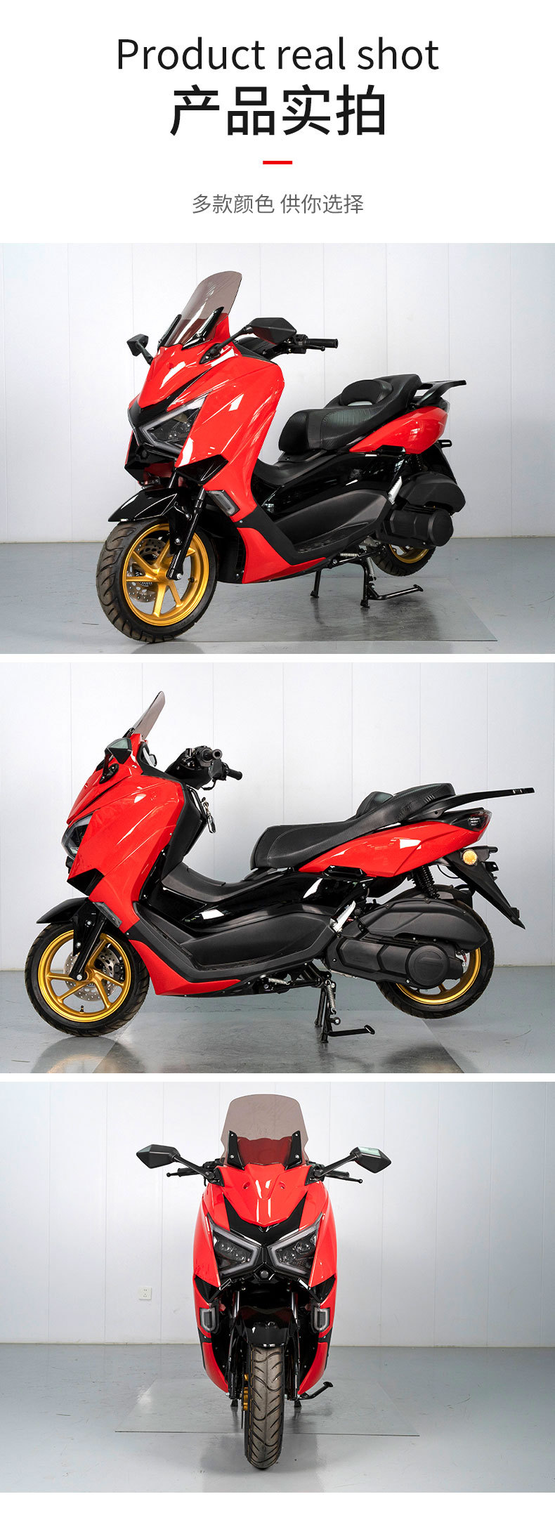Cross-Border Export of Fuel-Powered Motorcycles, Warrior Fourth-Generation Scooter, Off-Road Motorcycle, Scooter, Direct Export from Foreign Trade
