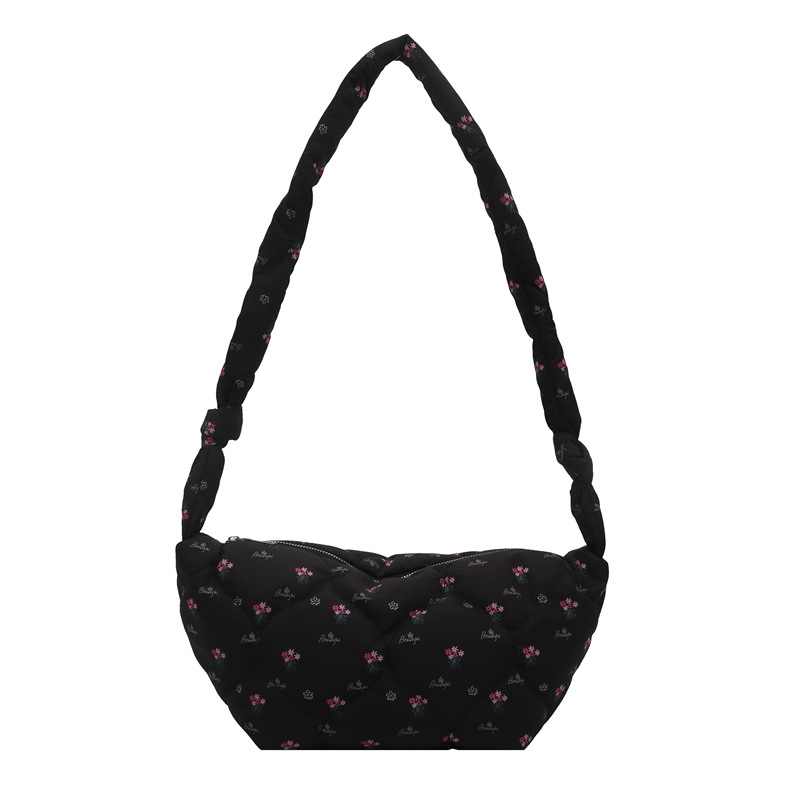 Gran capacidad de bordado francés 2025 nueva bolsa de nube casuales mochila bolso de hombro para mujeres