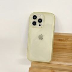 糖果色透明殼蘋果14PRO硅膠手機殼 適用於iPhoneXR簡約精孔保護套