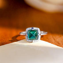 ��������7mm1.5ct�����������ĸ�GС���͹žG��ʯS925�y僽��ָ