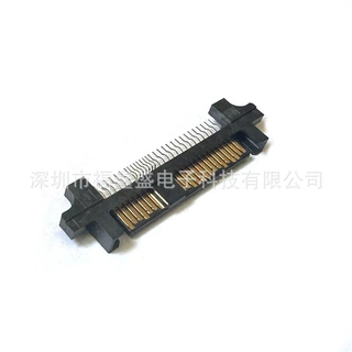 SATA7+15+7公座贴片SAS沉板母座破板29PIN高速存储SSD连接器