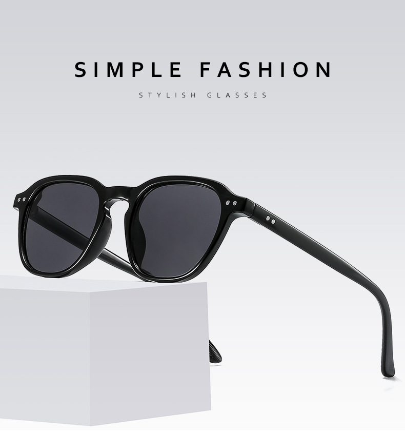 40g Weight UV400 Protection Lens Material Outdoor, Travel, Party, Fishing Occasion Women'S, Men'S, Unisex Gender Fashion Style Grey, White, Transparent, Yellow, Black Color Fashion UV400 Protection Women's Sunglasses 无
