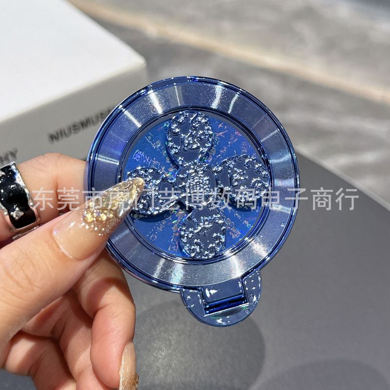 风生水起旋转解压背贴神器手机壳支架中间可360度旋转两用支架潮|undefined