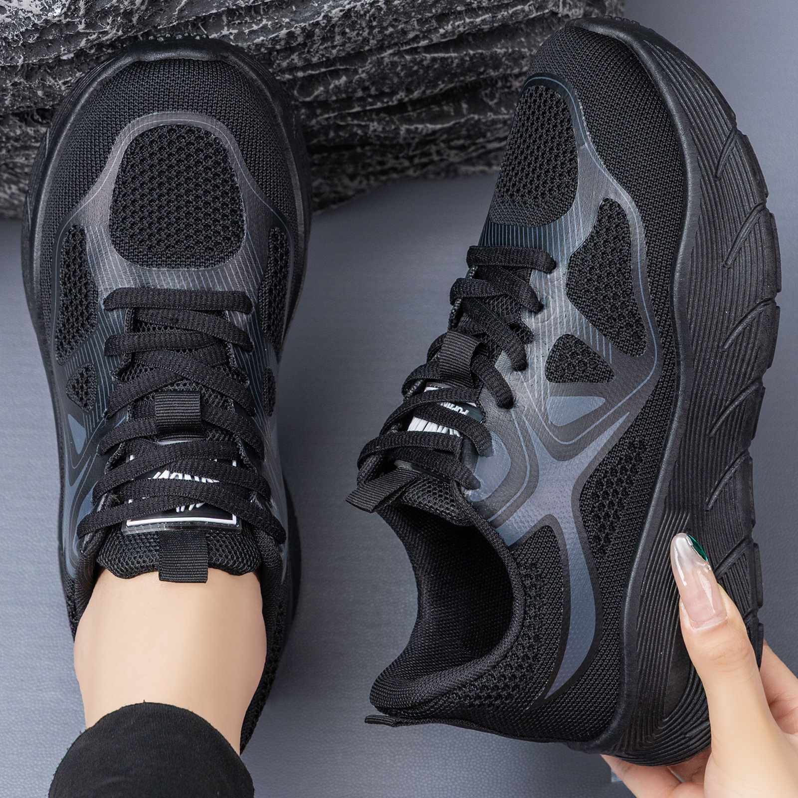 Zapatos de primavera para mujeres, zapatos deportivos transpirables, zapatos de mujer, zapatos casuales cómodos, zapatos de moda superficiales.