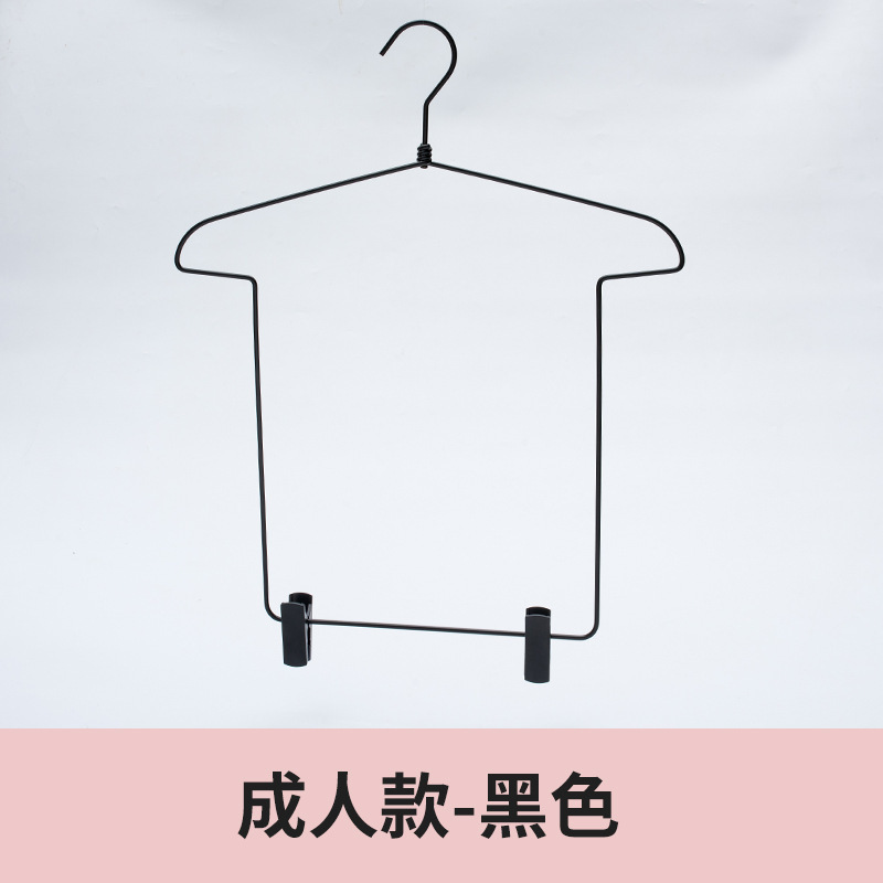 大人の子供のワンピースのスーツのハンガーとクリップのセットと服を掛けます。|undefined