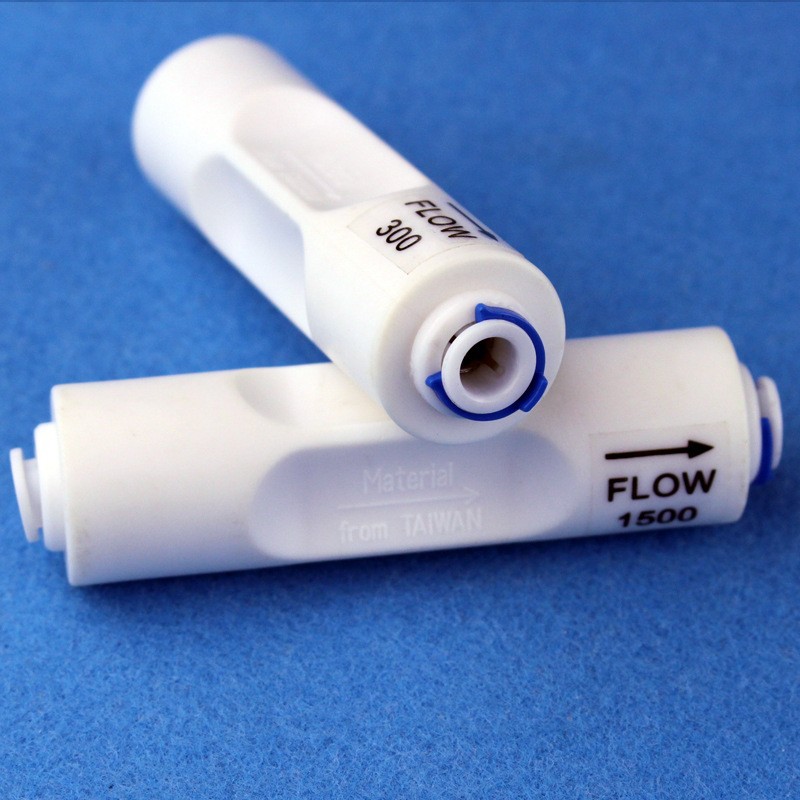 RO sistema de aguas residuales controlador 2 puntos enchufe rápido relación agua residual 300CC 450CC 1200CC 1500CC limitador corriente