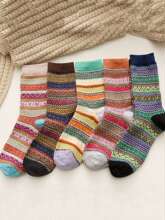 K 60509 Retro fleece wool socks ���ż���ë����