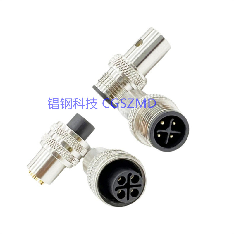 M12 L-Code ��ˮ��Դ��������ͷWaterproof power connector male