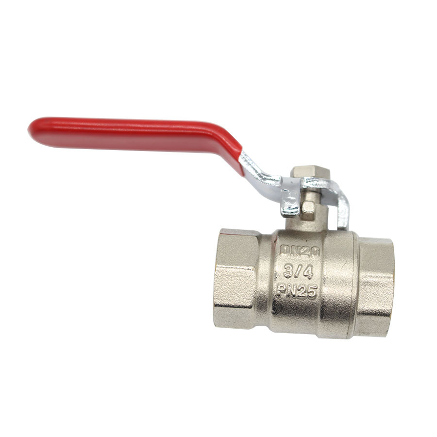 工厂供应黄铜球阀 家装管道螺纹加厚球阀 黄铜镀镍球阀Ball valve