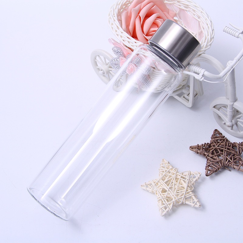 Fabricantes al por mayor nuevas tazas de cristal transparentes de una sola capa de tazas de sellado a prueba de fugas de gran capacidad de tazas de oficina comerciales