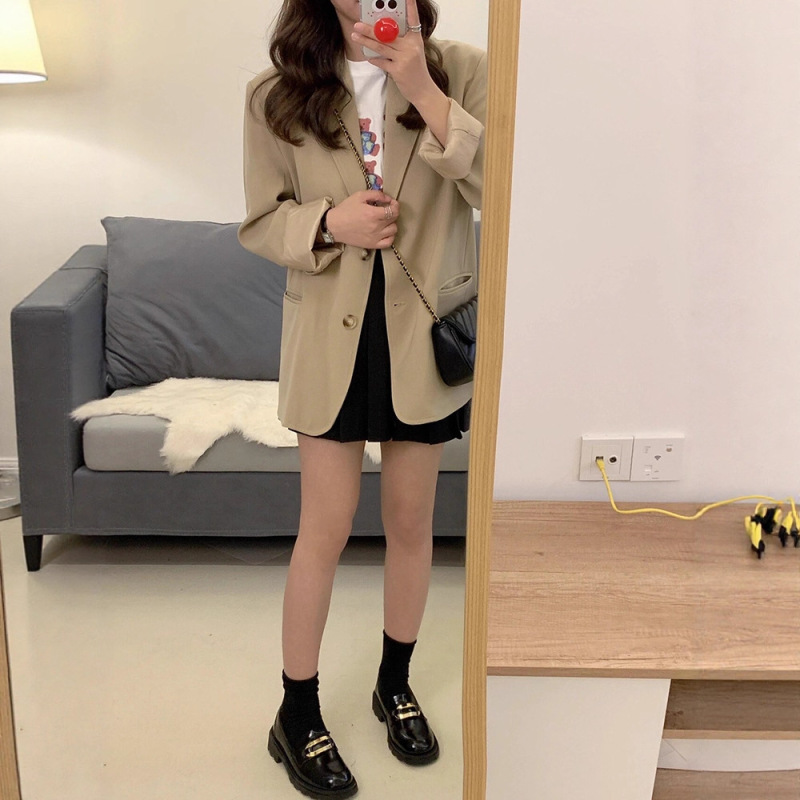 西装外套女2025新款秋款今年流行气质休闲小个子高级感炸街小西服|undefined