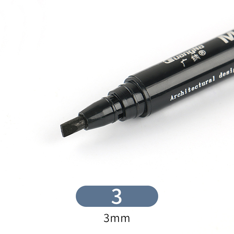 Guangna 8050 aguja pluma arte gancho pluma 15 tipos de línea boceto bosquejo contorno pluma negro anime bosquejo pluma