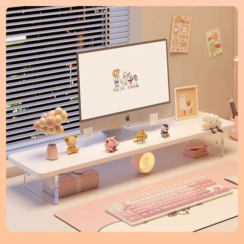 Аcrylic table laptop, screen, LCD display, storage system
