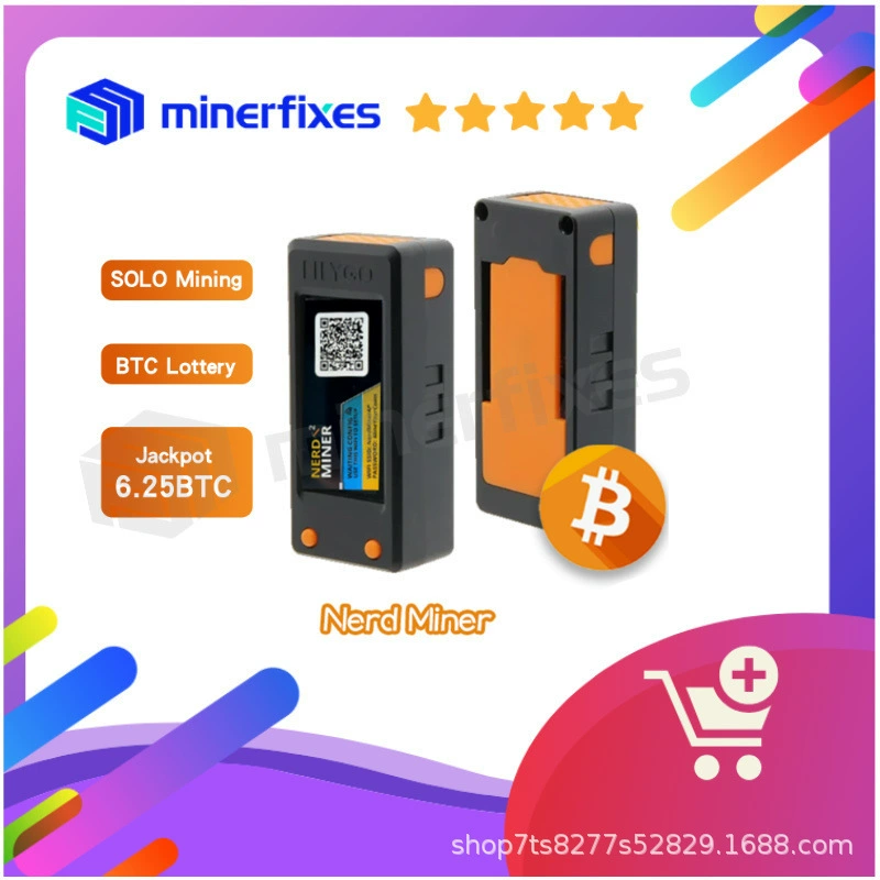 Лото BTC Nerdminer thumb USB мини артефакт LilyGo T-Display-S3