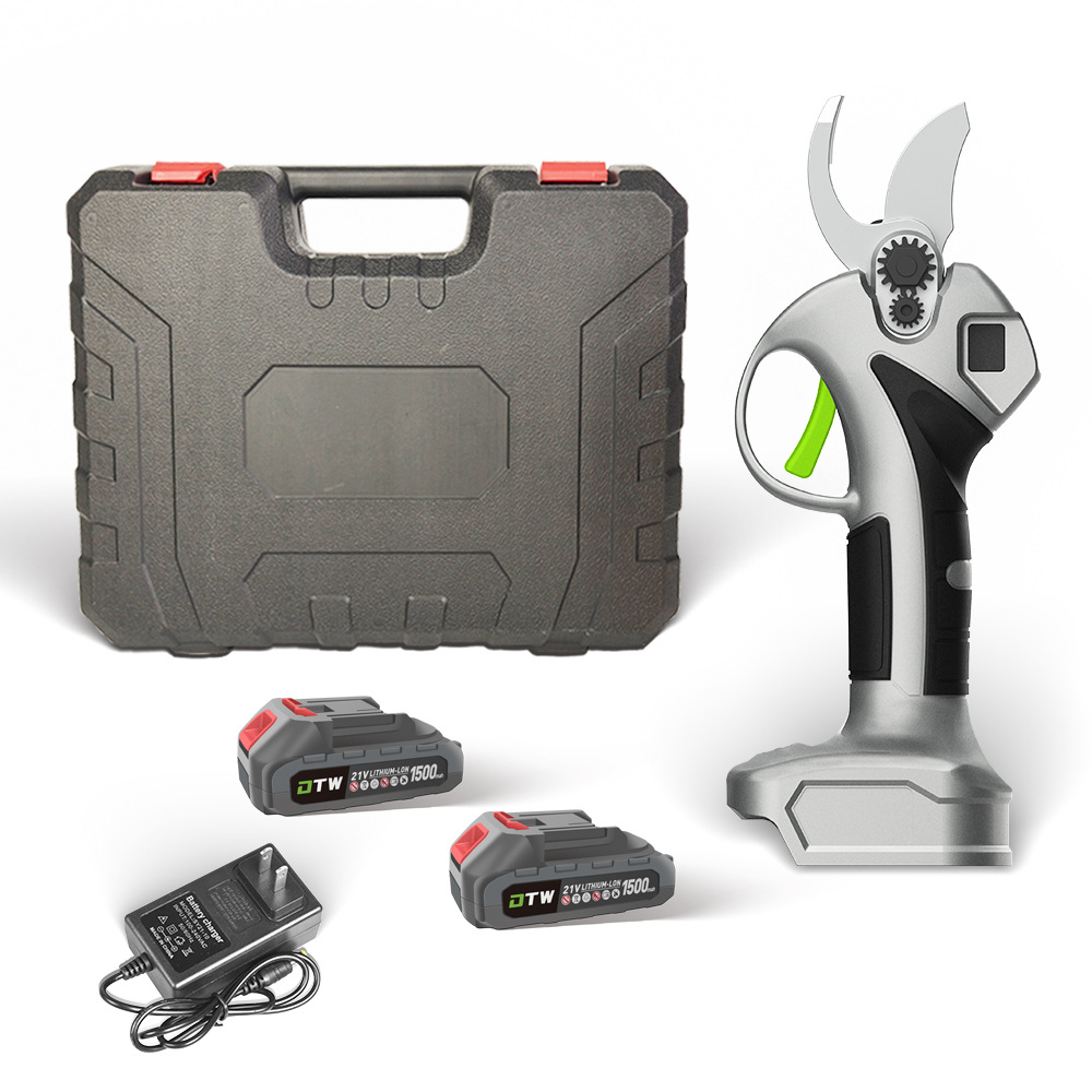 Tijeras de podar eléctricas sin escobillas tijeras de jardín de árboles frutales de litio eléctricas se centran en las ramas de frutas directas de fábrica al por mayor