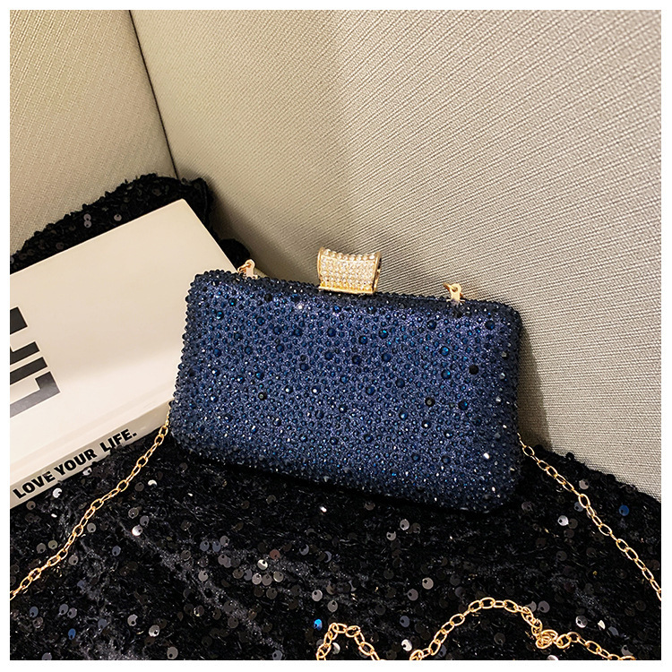 Bolsa de cena flash transfronteriza, bolsas de cena de diamantes calientes, bolsas de mano de diamantes de lujo, bolsas de mano de moda de fiesta