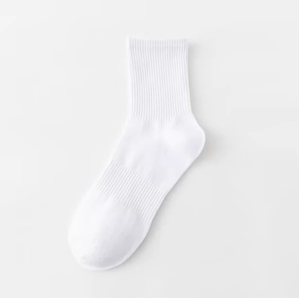 Mid-sports tube rubber band-white