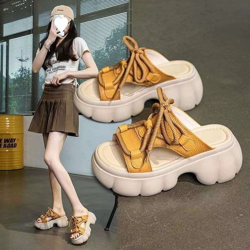 Summer shoes, high sandals platform, soft sole