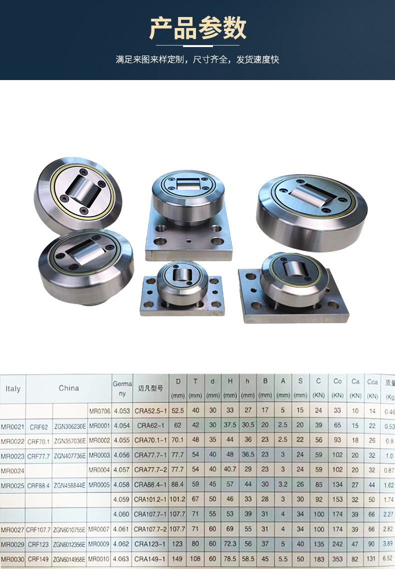 Printing Machinery 4.054 Composite Roller Bearing Shield Machine Stacker Track Special-Shaped Roller Bearing Customization