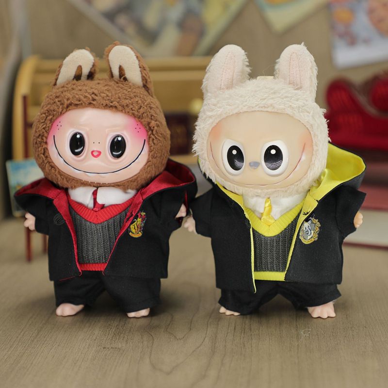 17 センチメートルラブブフード付きジャケット服魔法アカデミーベストスーツ第二世代ペンダント人形ラブブベビー服|undefined