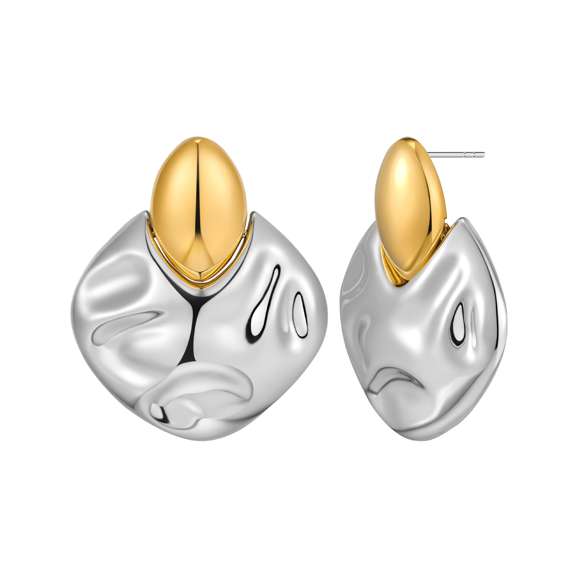 2023-new-advanced-design-sense-european-and-american-style-earrings-niche-irregular-gold-and-silver-contrast-color-fashion-womens-hot-selling-earrings 2023-new-advanced-design-sense-european-and-american-style-earrings-niche-irregular-gold-and-silver-contrast-color-fashion-womens-hot-selling-earrings