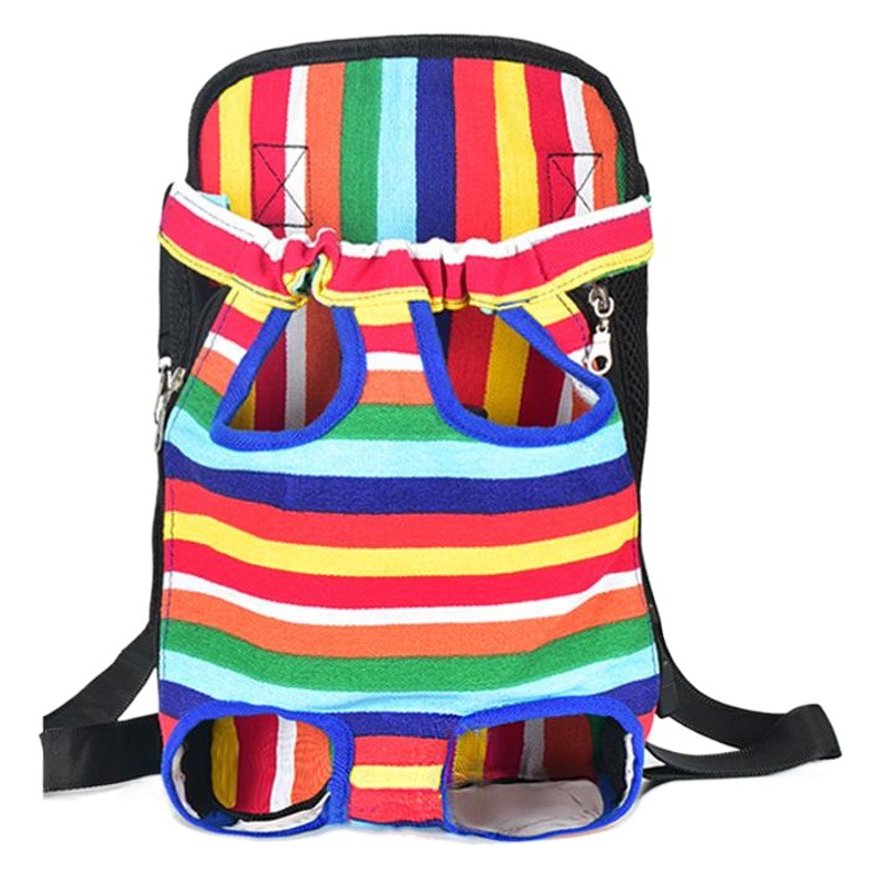 Cross-Border Pet Chest Bag, Breathable, Suitable for Cats and Dogs, Dog Food Bag, Wholesale Dog Carrier, Pet Mesh Backpack for Outings