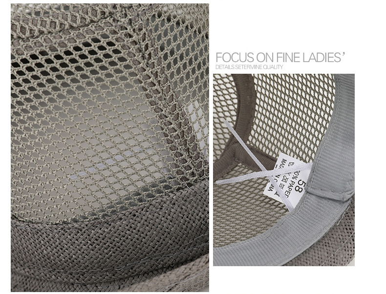 2100g Weight Fedora Hat Hats Type Casual, Outdoor Occasion Polyester Material Solid Color Pattern Summer Season Men's Gender Simple Style Style Crimping Rim Men's Simple Style Solid Color Crimping Fedora Hat 6