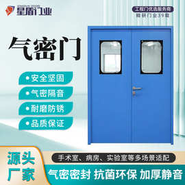 钢制手术室实验室气密门病房工厂单双开洁净钢质门门医院专用门