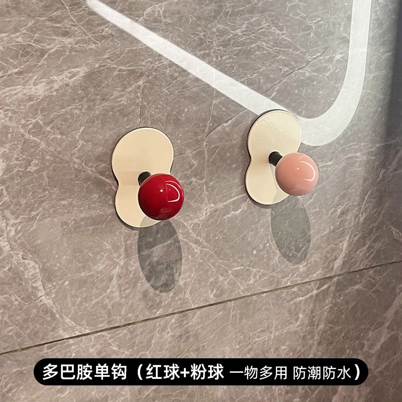 Baño sin perforación, fuerte gancho de viscosa, baño para el hogar, pared creativa, gancho de soporte de carga de almacenamiento de toalla