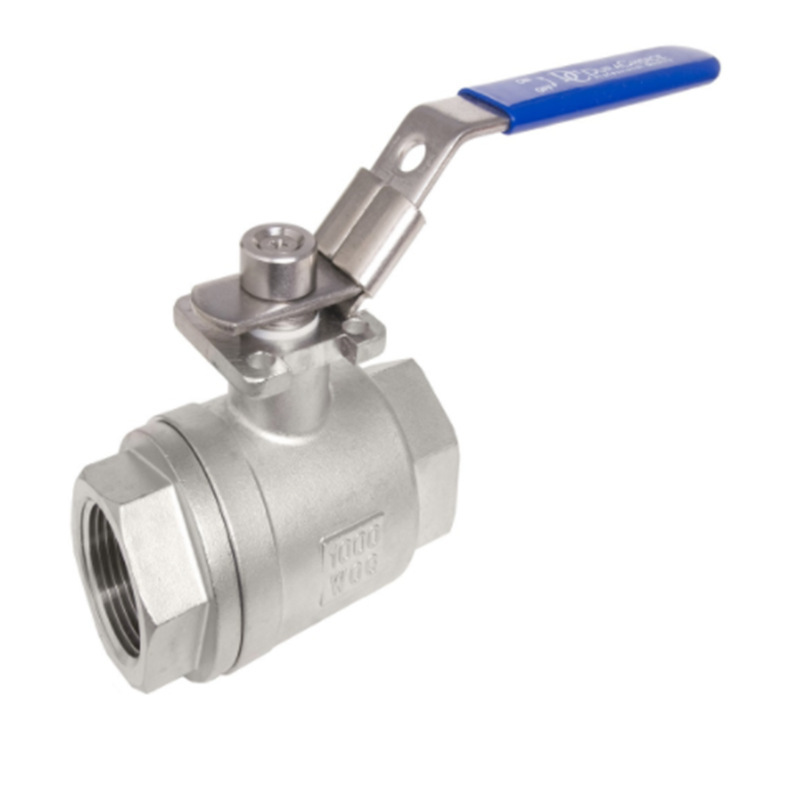 二片式内螺纹手动球阀 调节阀不锈钢304，316 材质品质可靠
